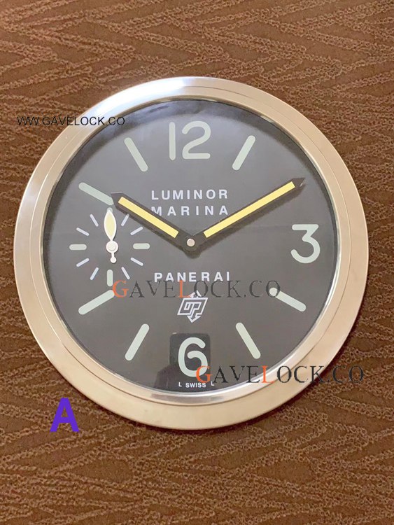 Replica Panerai Luminor Marina Silver Wall Clock - PAM005 Replica Panerai Luminor Marina Silver Wall Clock - PAM005